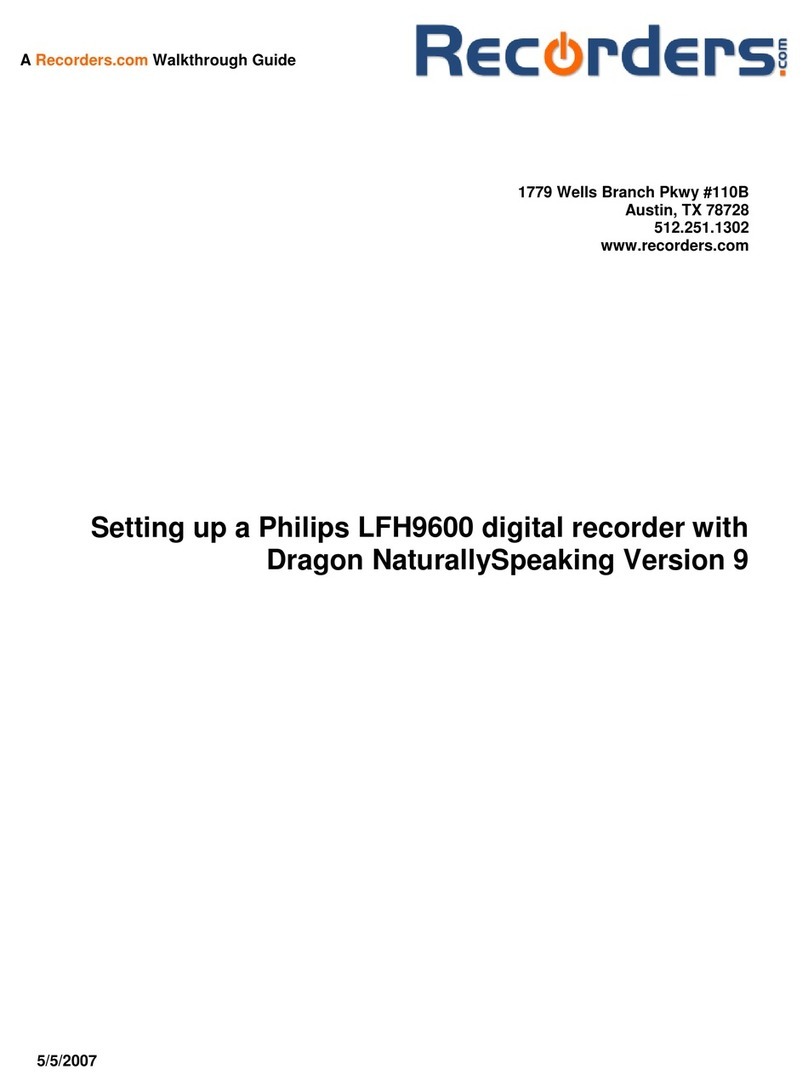 Philips POCKET MEMO LFH9600 User manual Philips POCKET MEMO LFH9600 User manual