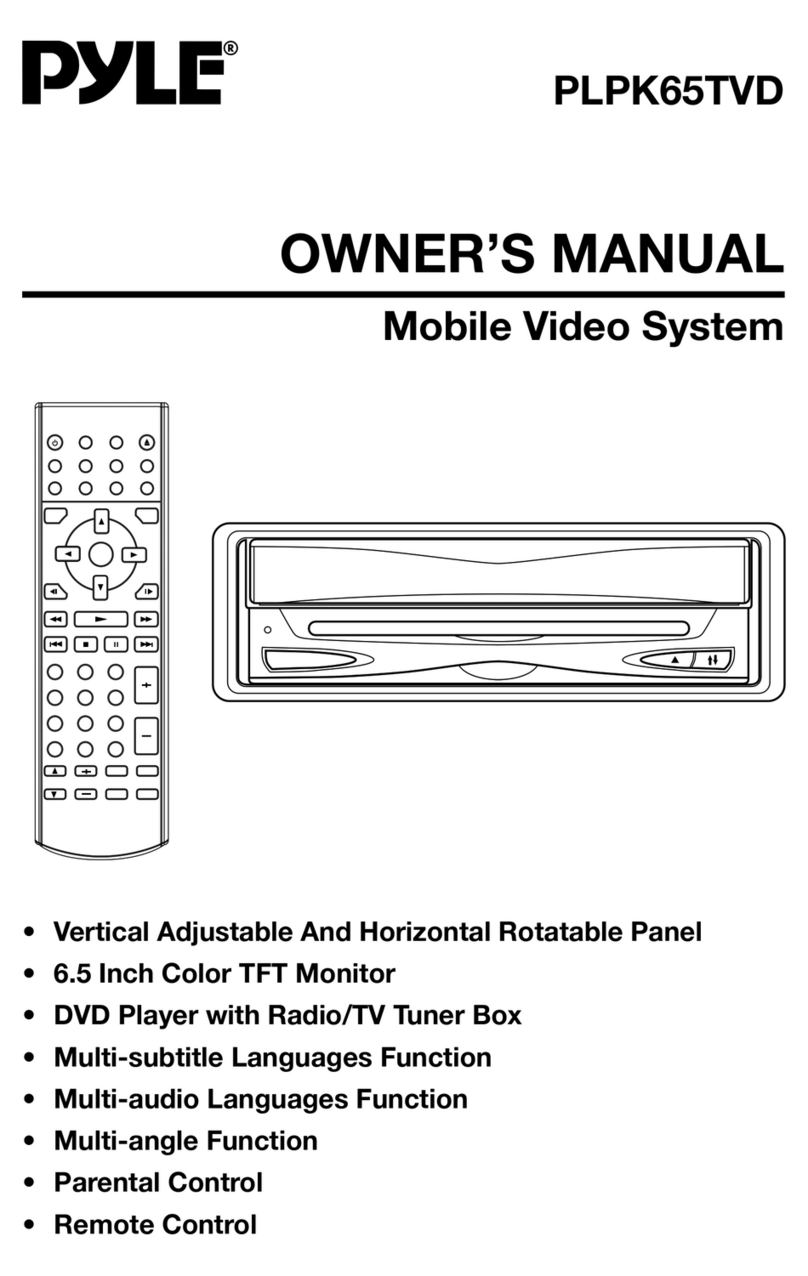 Pyle PLPK65TVD owner's manual