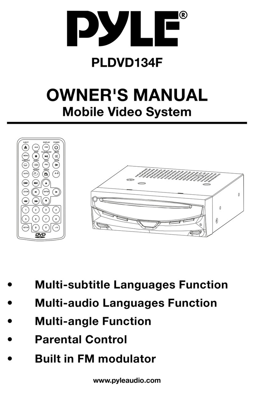 Pyle PLDVD134F User manual