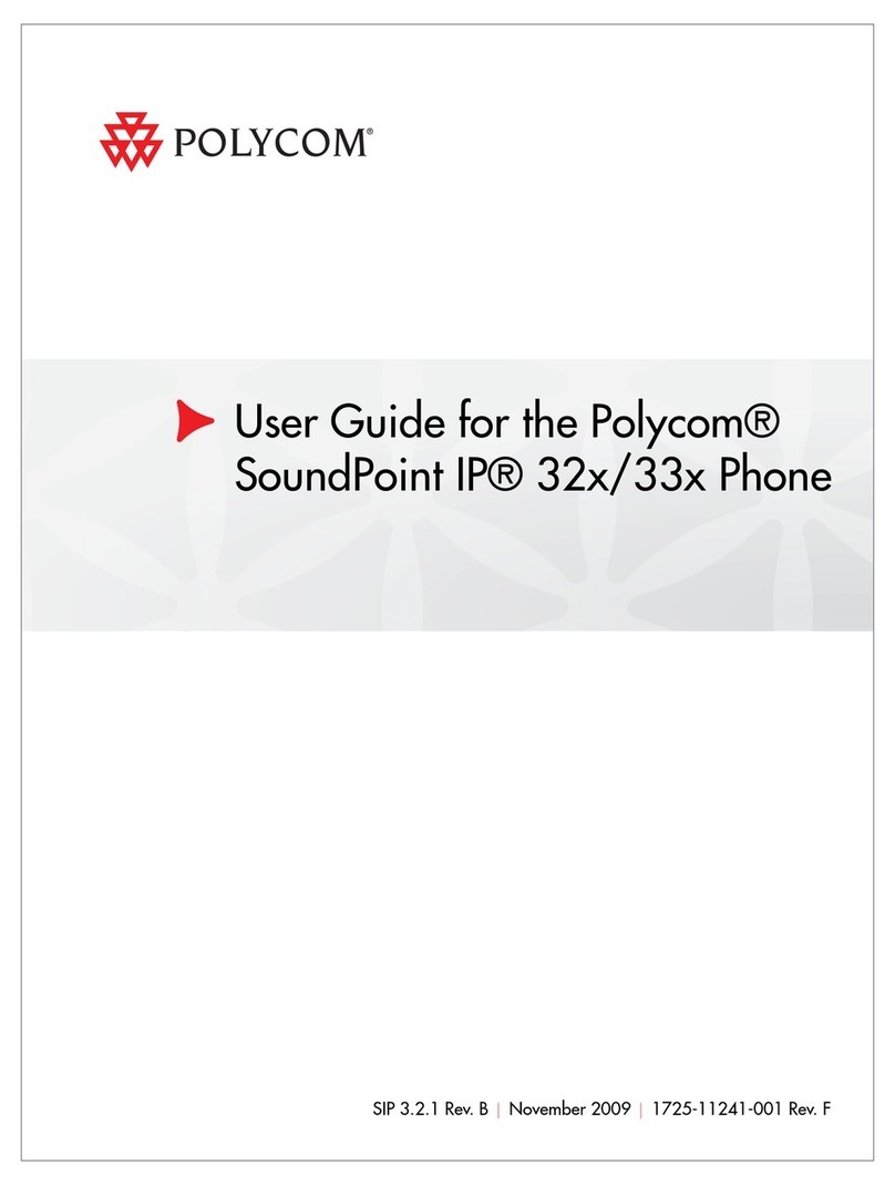 Polycom SoundPoint IP 33x User manual Polycom SoundPoint IP 33x User manual