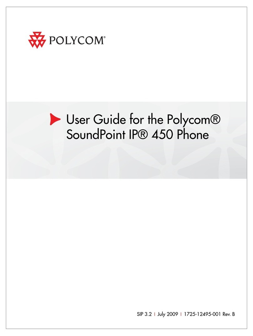 Polycom SoundPoint IP 450 User manual
