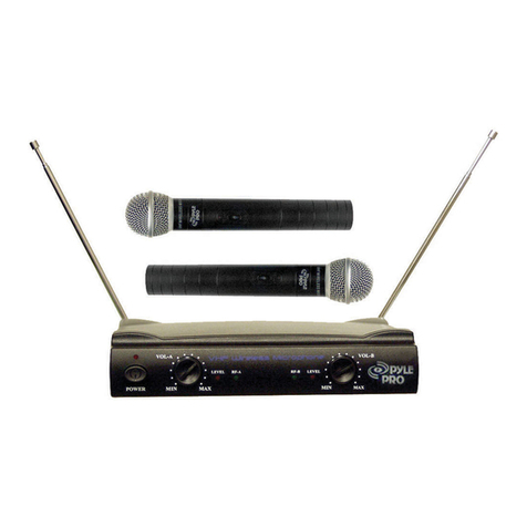 Pyle Pro PDWM 2500 User manual