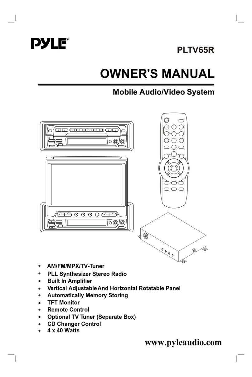 Pyle PLTV65R User manual