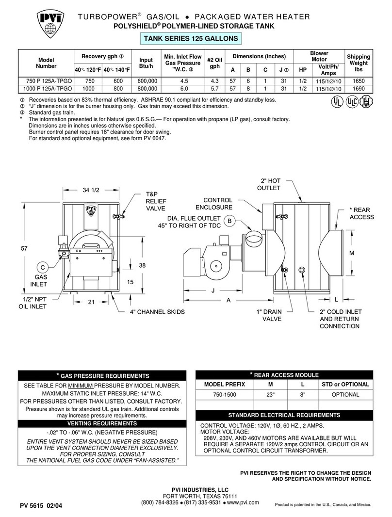 PVI Industries 1000P125A-TPGO User manual
