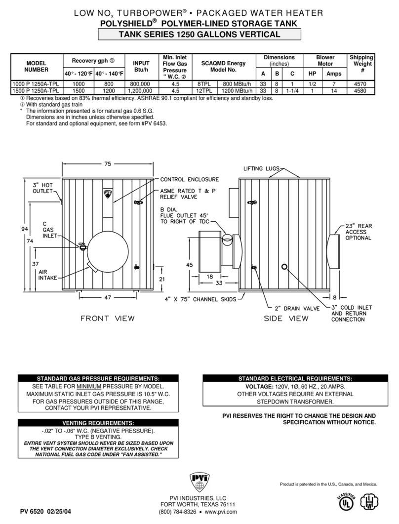 PVI Industries 1000P1250A-TPGO User manual