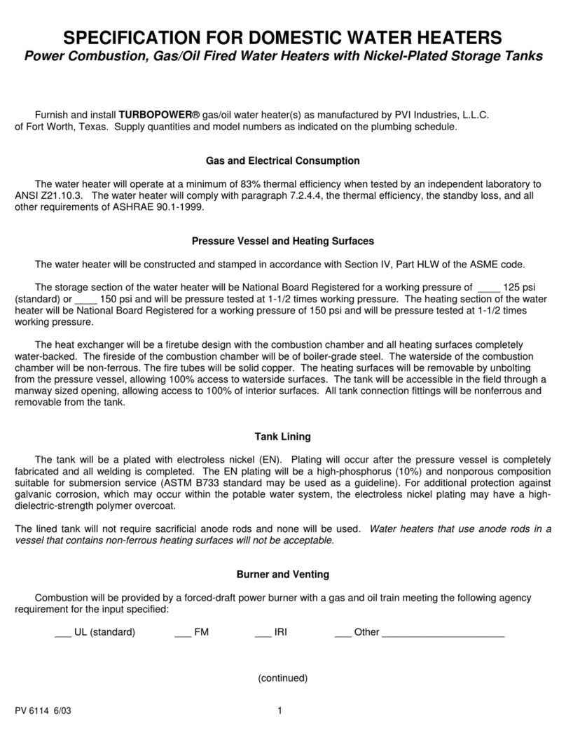 PVI Industries PV 6114 6/03 1 User manual
