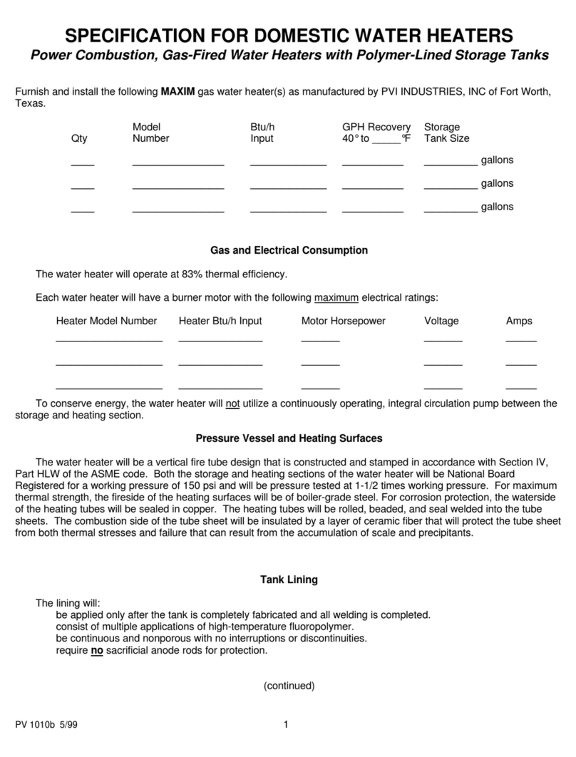 PVI MAXIM Specifications