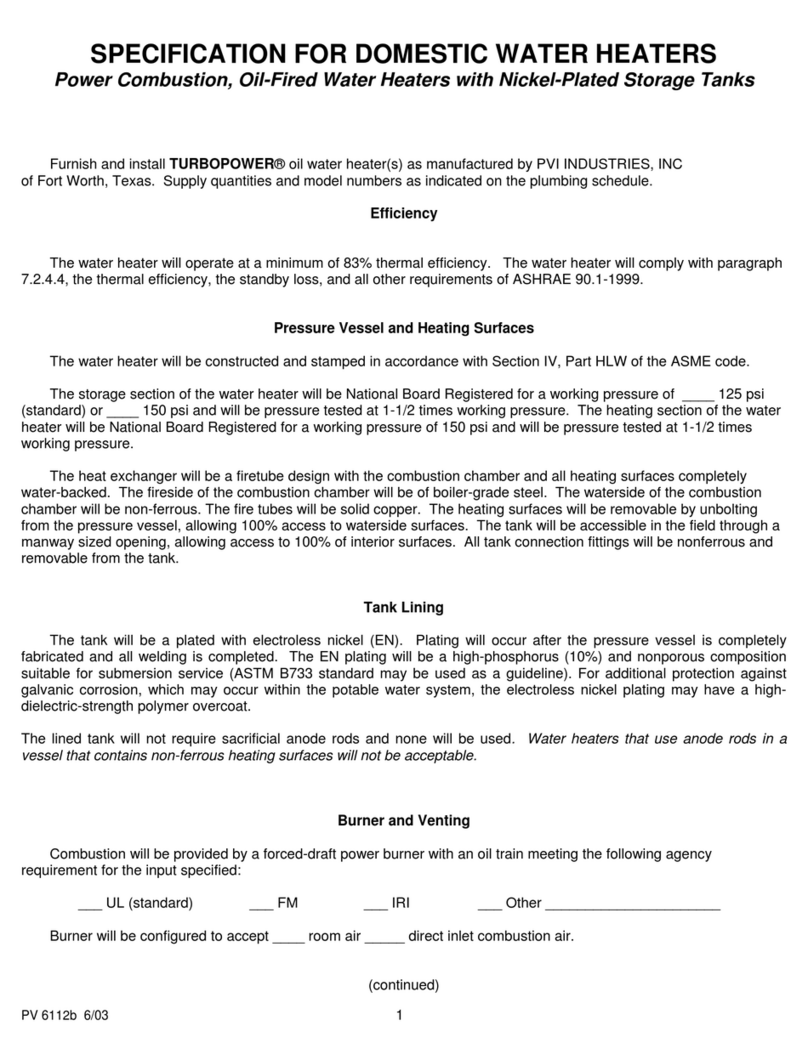 PVI PV 6112b User manual