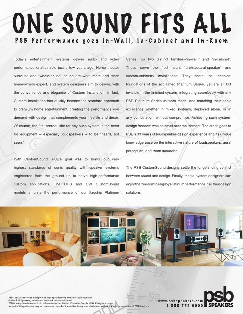 PSB CHS212 User manual