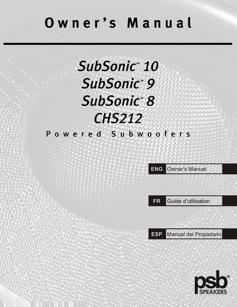 PSB CHS212 User manual