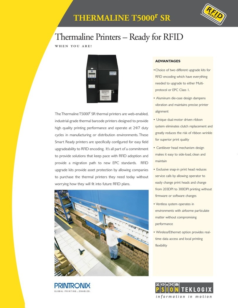 Psion Teklogix Thermaline T5000r SR User manual