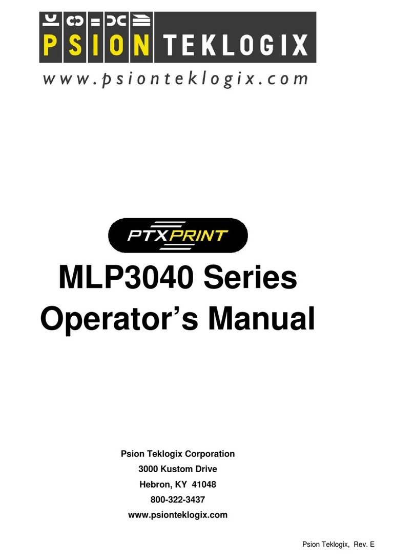Psion Teklogix MLP 3040 Series User manual