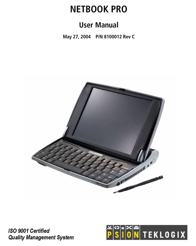 Psion Teklogix Netbook Pro none user manual