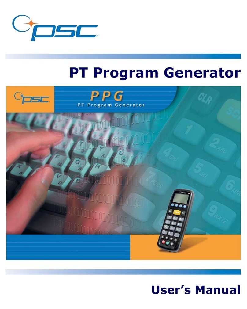 PSC PT Program Generator user manual