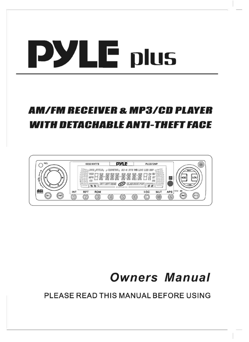 Pyle Plus PLCD72MP User manual