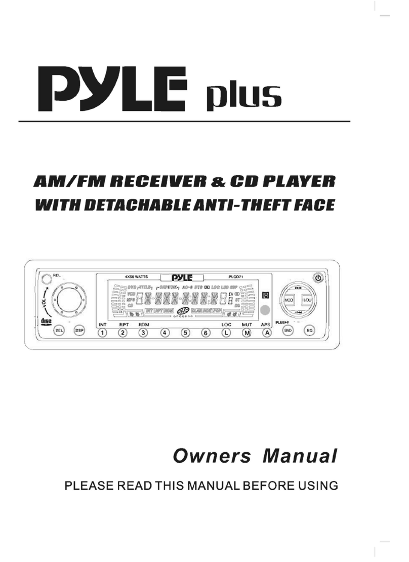 Pyle Plus PLCD71 User manual