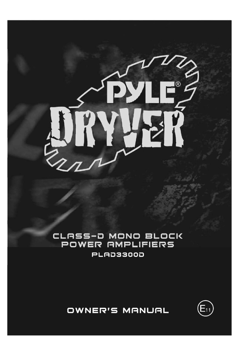 Pyle Dryver PLAD3300D User manual