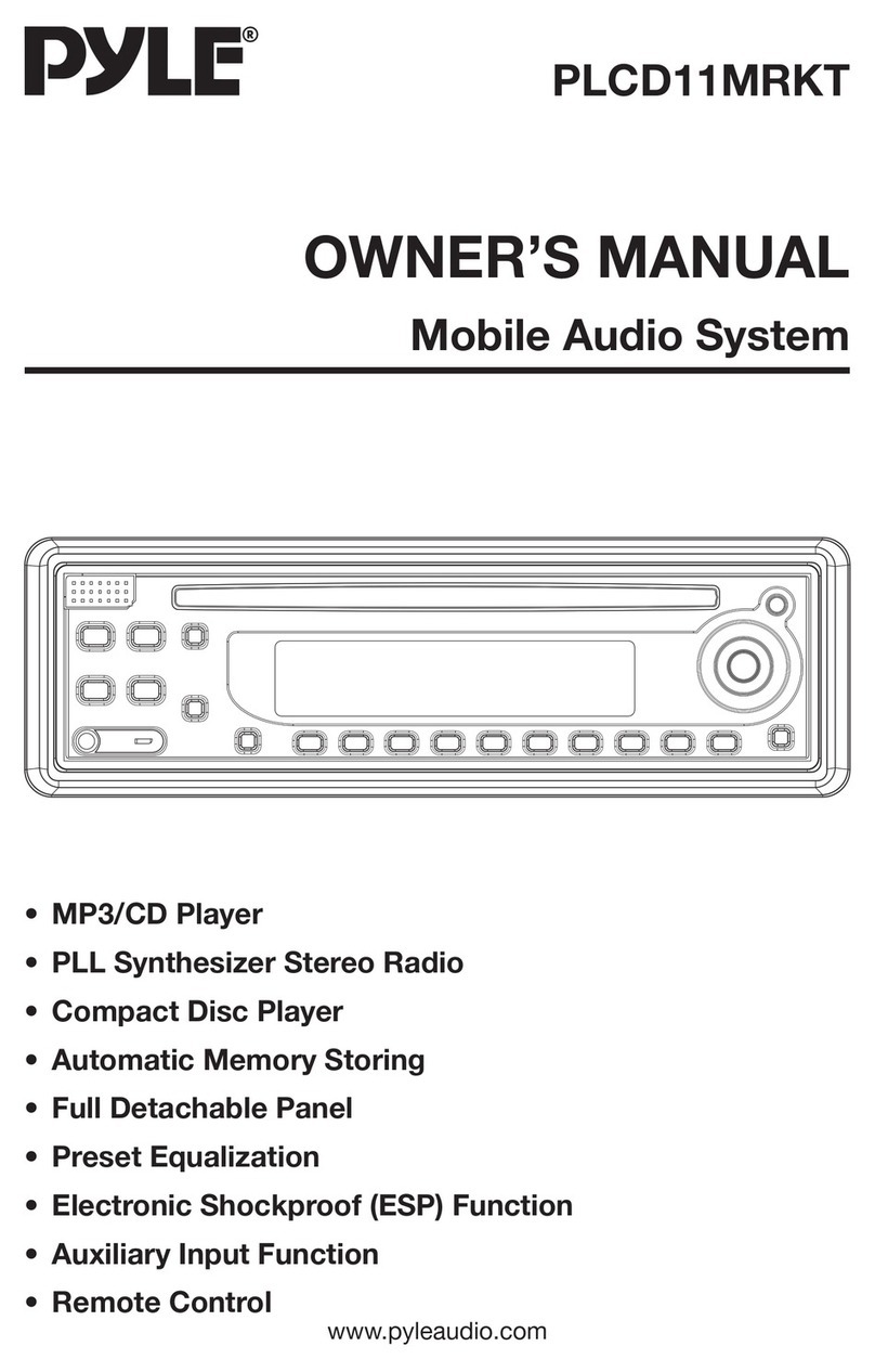 Pyle PLCD11MRKT User manual