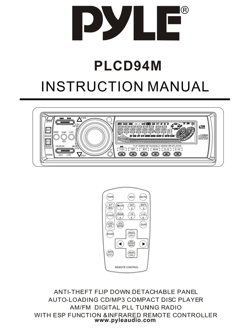 Pyle PLCD94M User manual