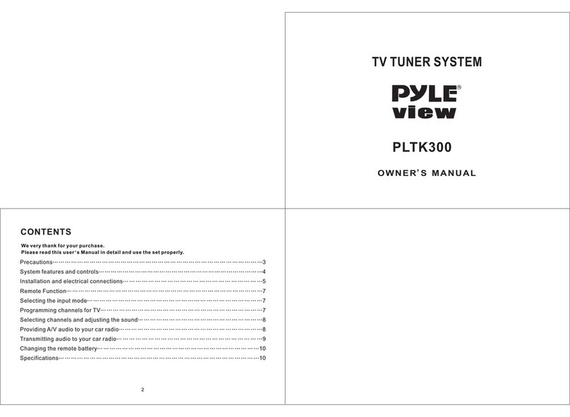 Pyle PYLE View Series PLTK300 owner's manual