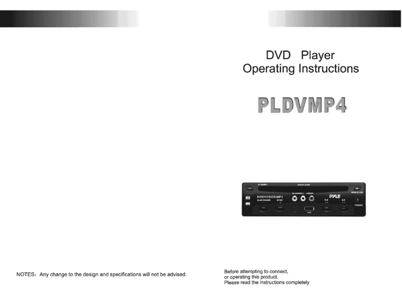 Pyle PLDVDMP4 operating instructions