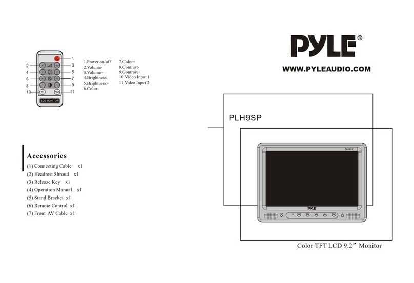 Pyle PYLE View Series PLH9SP User manual Pyle PYLE View Series PLH9SP User manual