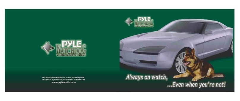 PYLE Audio car security system owner's manual