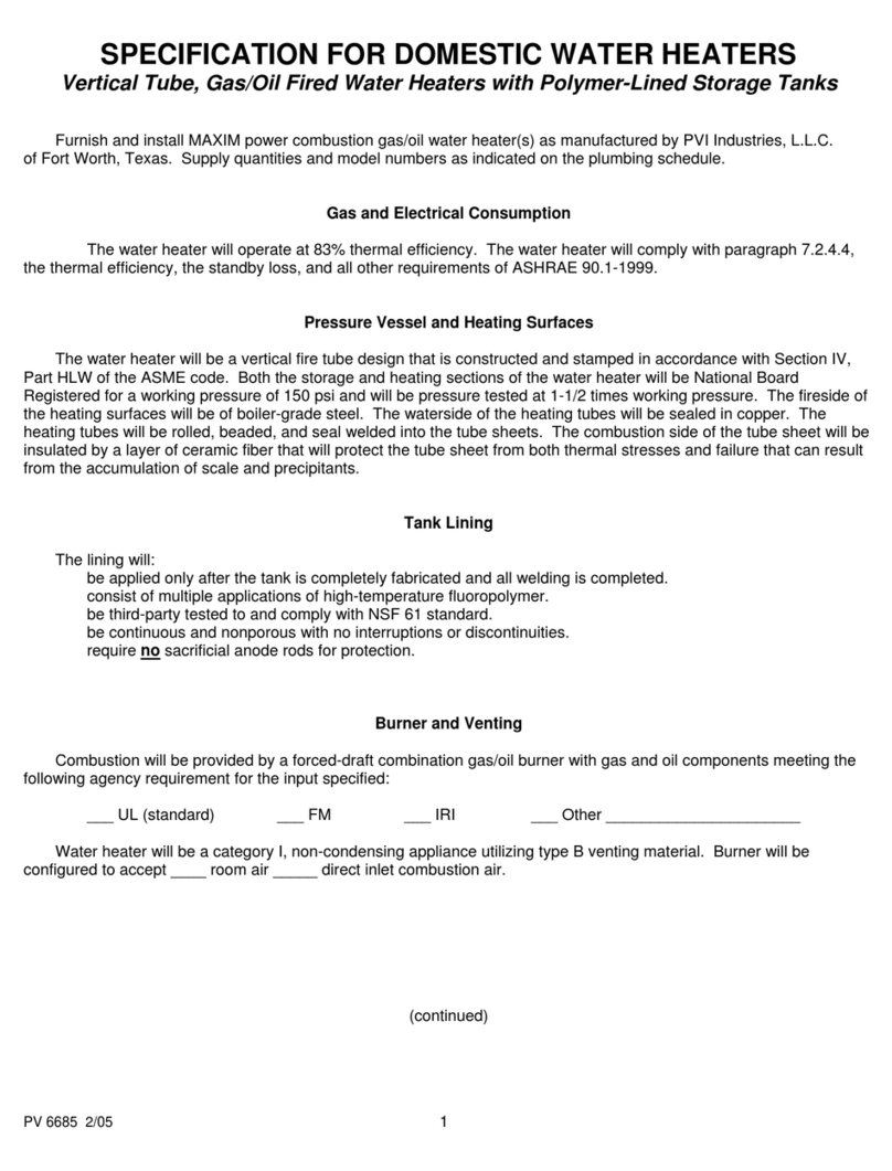 PVI MAXIM User manual