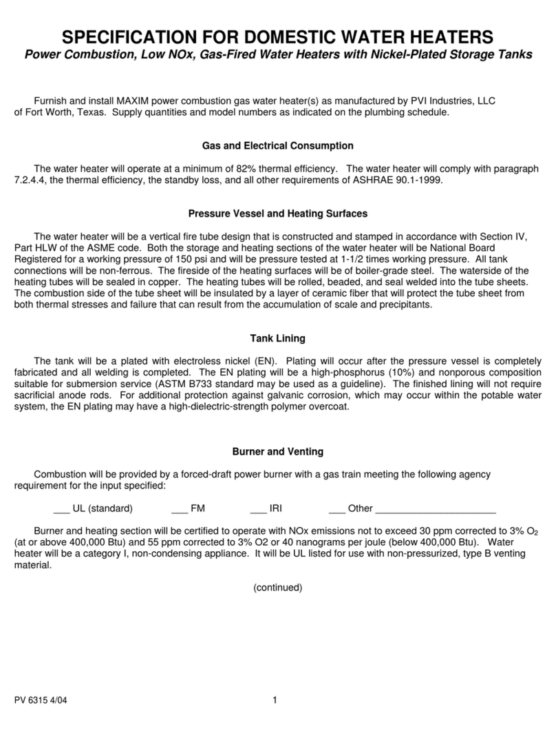 PVI MAXIM User manual