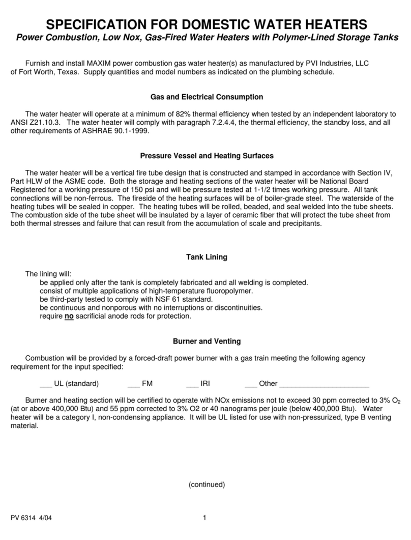 PVI MAXIM User manual