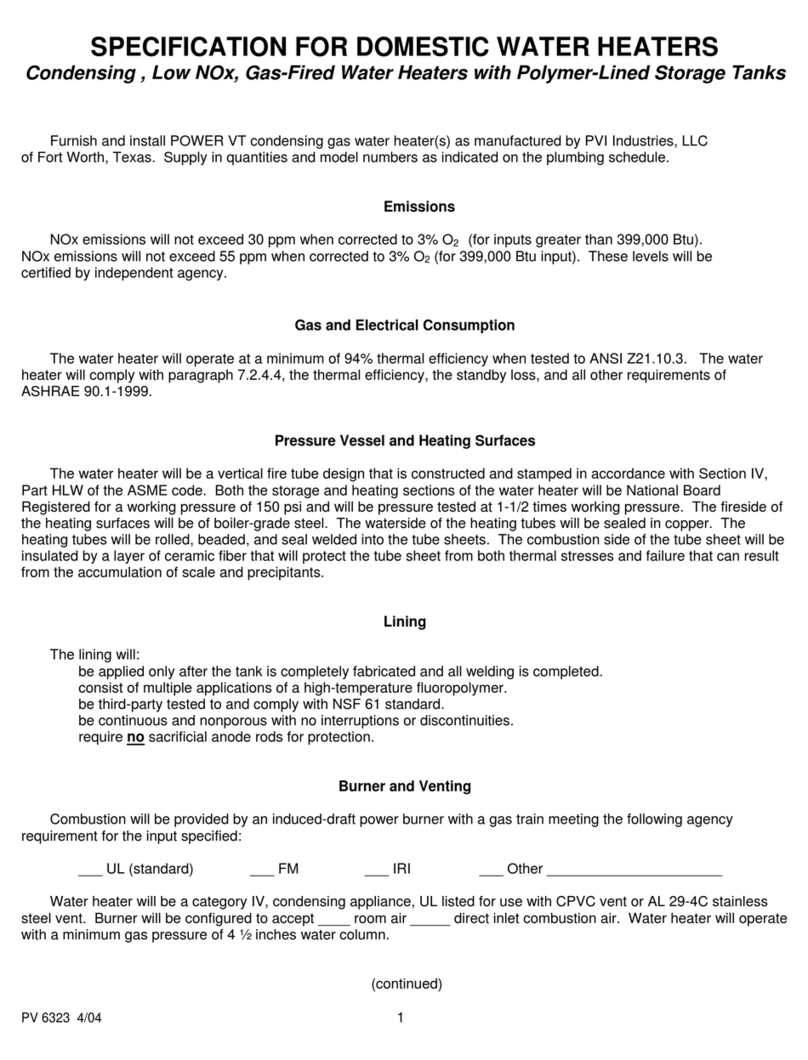 PVI PV 6323 User manual