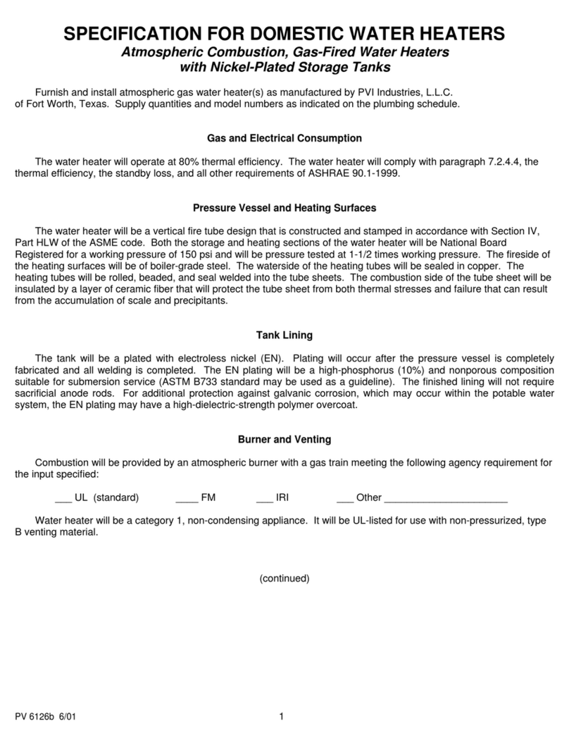PVI PV 6126b User manual