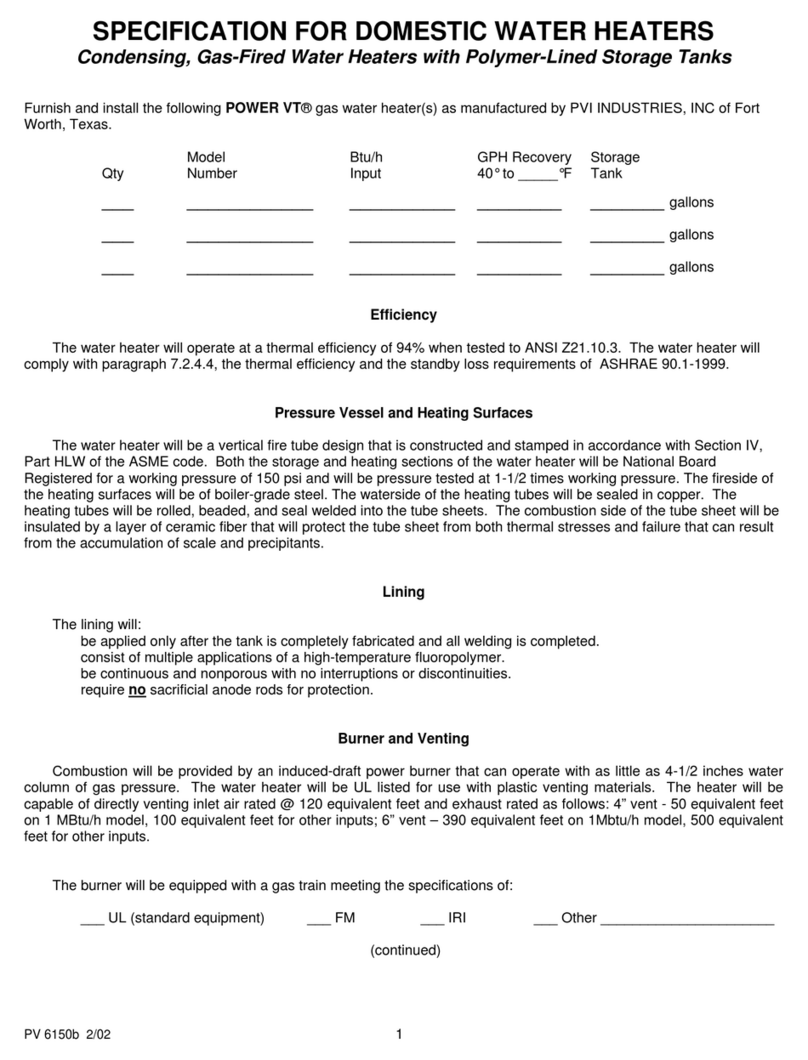 PVI PV 6150b User manual