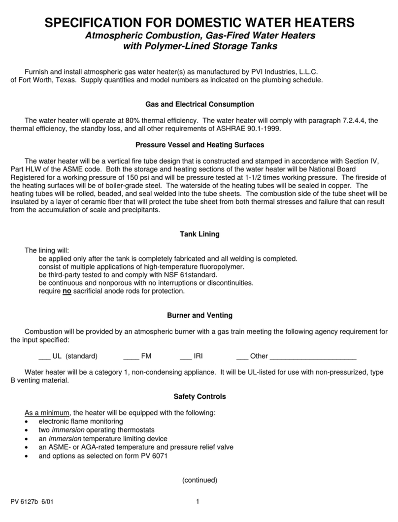 PVI PV 6127b User manual