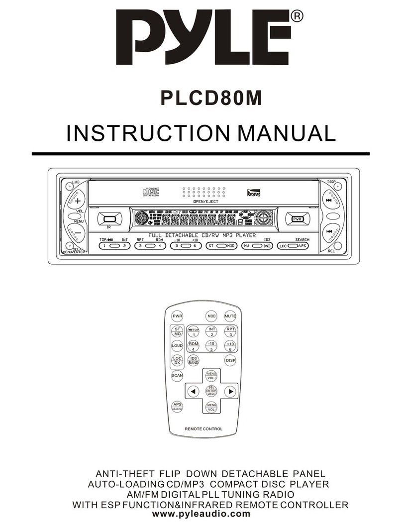 Pyle PLCD80M User manual Pyle PLCD80M User manual