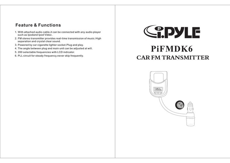 Pyle PIFMDK6 user manual