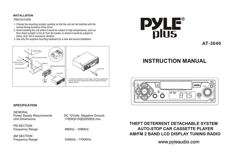 Pyle Plus AT-3040 User manual