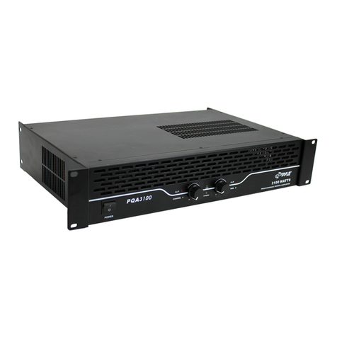 Pyle Pro PQA3100 User manual