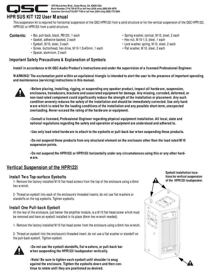 QSC HPR122i user manual