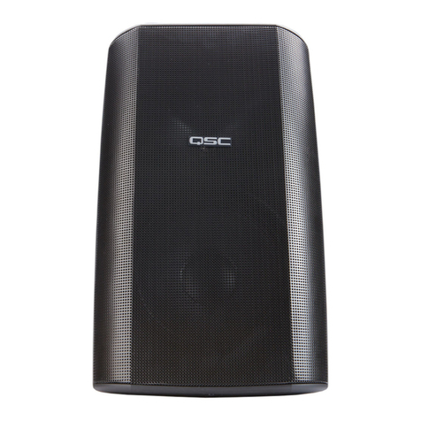 QSC AcousticDesign AD-S82 User manual