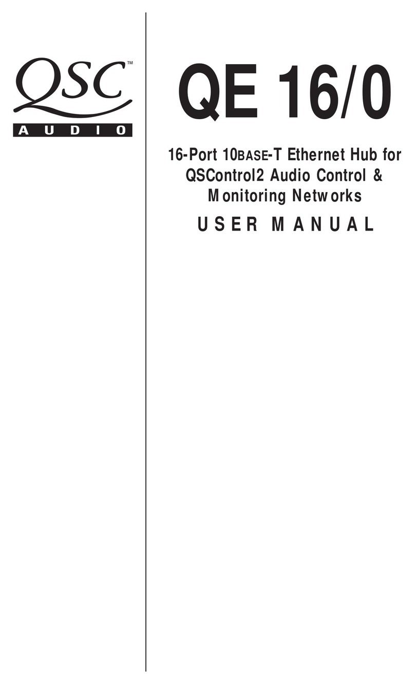 QSC QE 16/0 user manual QSC QE 16/0 user manual