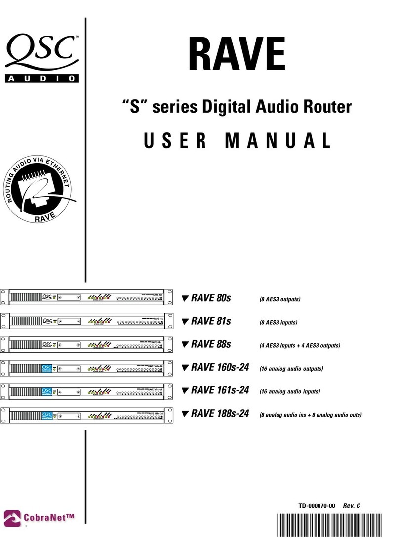 QSC S series user manual