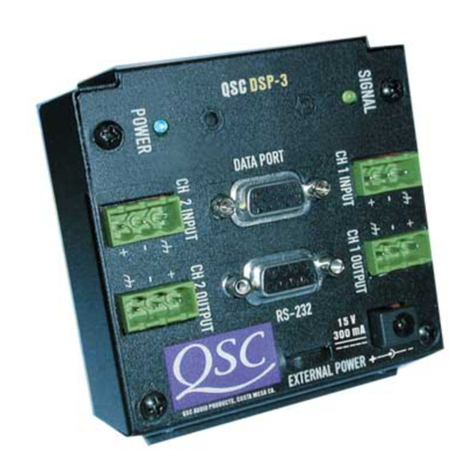QSC DSP-3' User manual QSC DSP-3' User manual