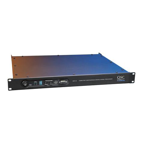 QSC DSP-30 Hardware manual