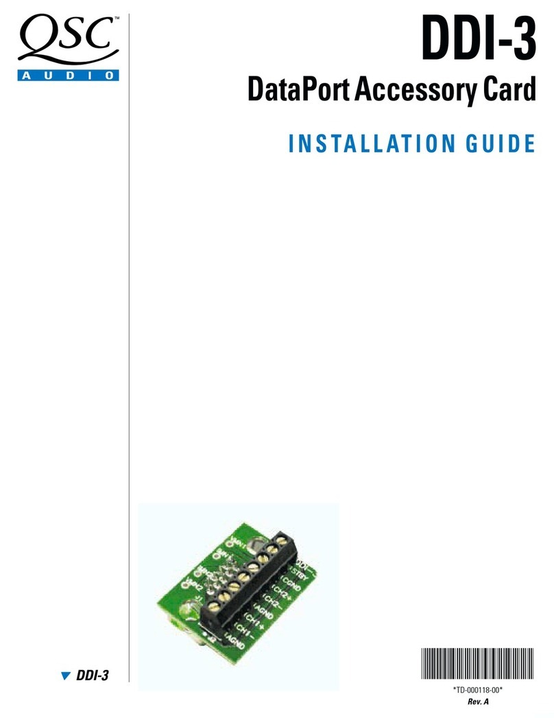 QSC DD1-3 installation guide