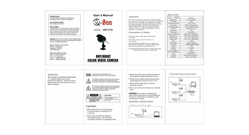 Q-See QST3100 user manual