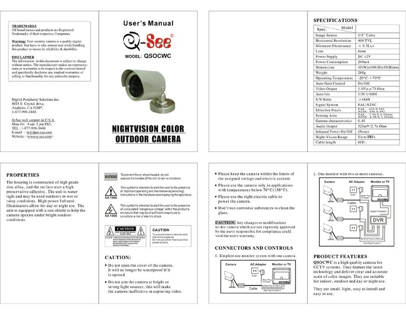 Q-See QSOCWC User manual Q-See QSOCWC User manual