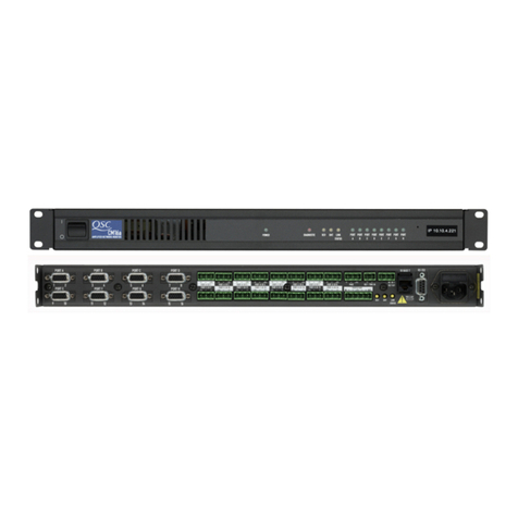 QSC Network Audio Systems User manual
