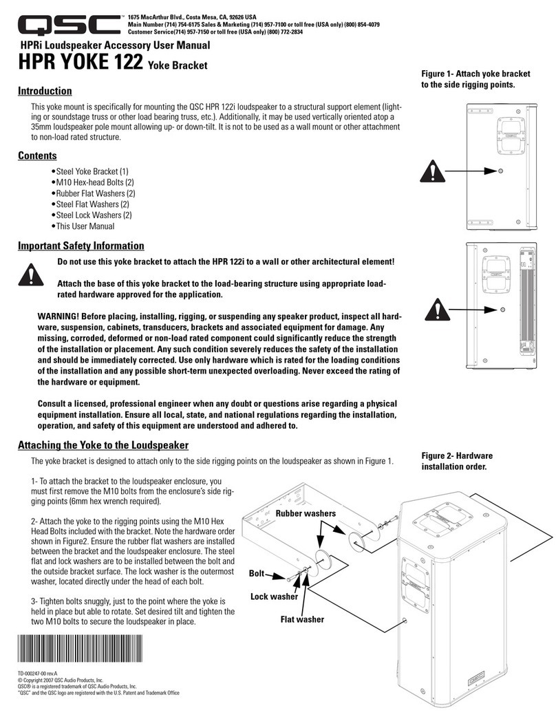QSC HPR122i user manual