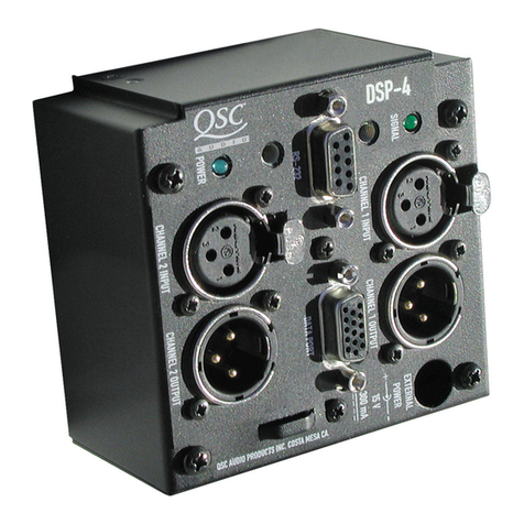 QSC DSP-4 Hardware manual